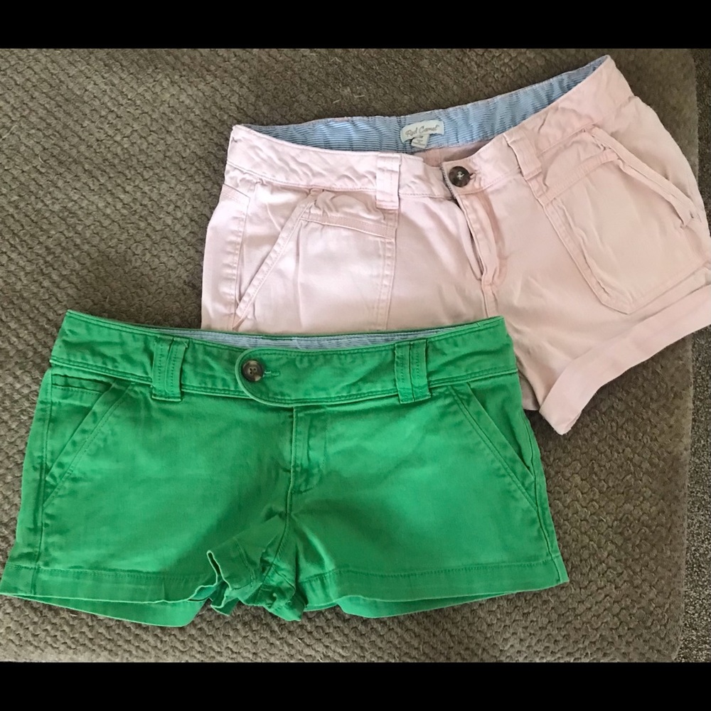 2pairs of Red Camel shorts